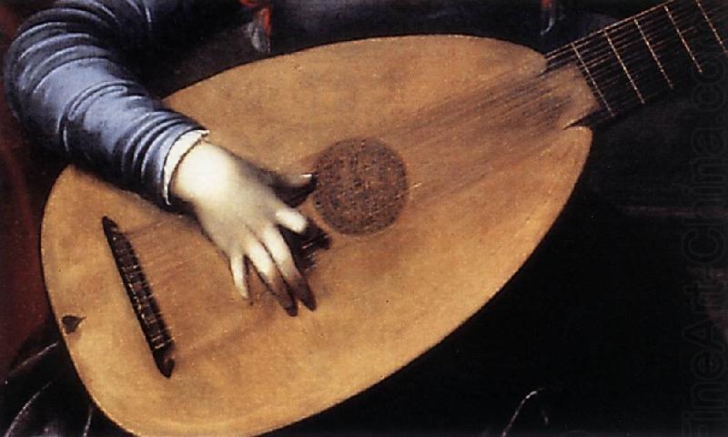 Saint Cecilia and the Angel (detail) af, SARACENI, Carlo